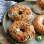 Jalapeño Cheddar Greek Yogurt Bagels