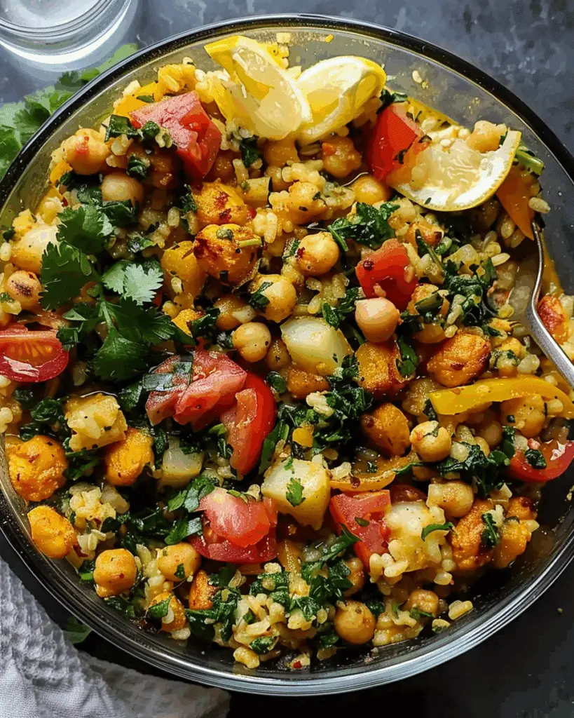 Easy One‑Pan Curry Vegetarian Dinner
