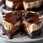 Caramel Brownie Cheesecake