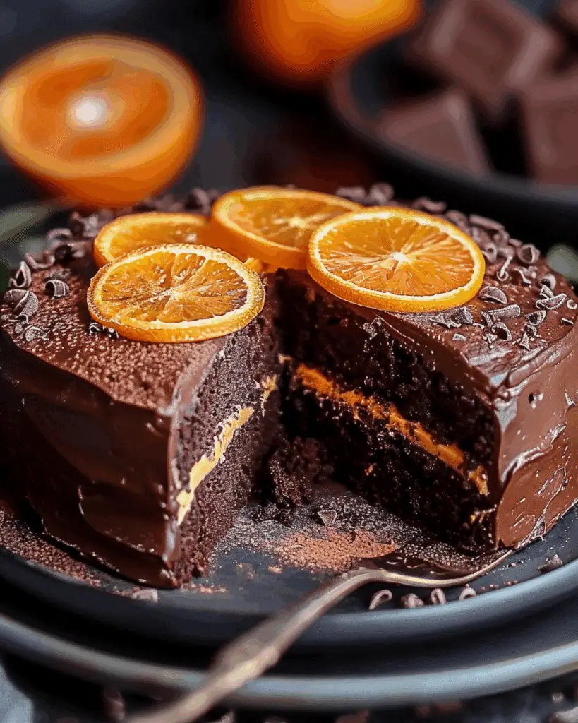 Healthy Chocolate Orange Cake