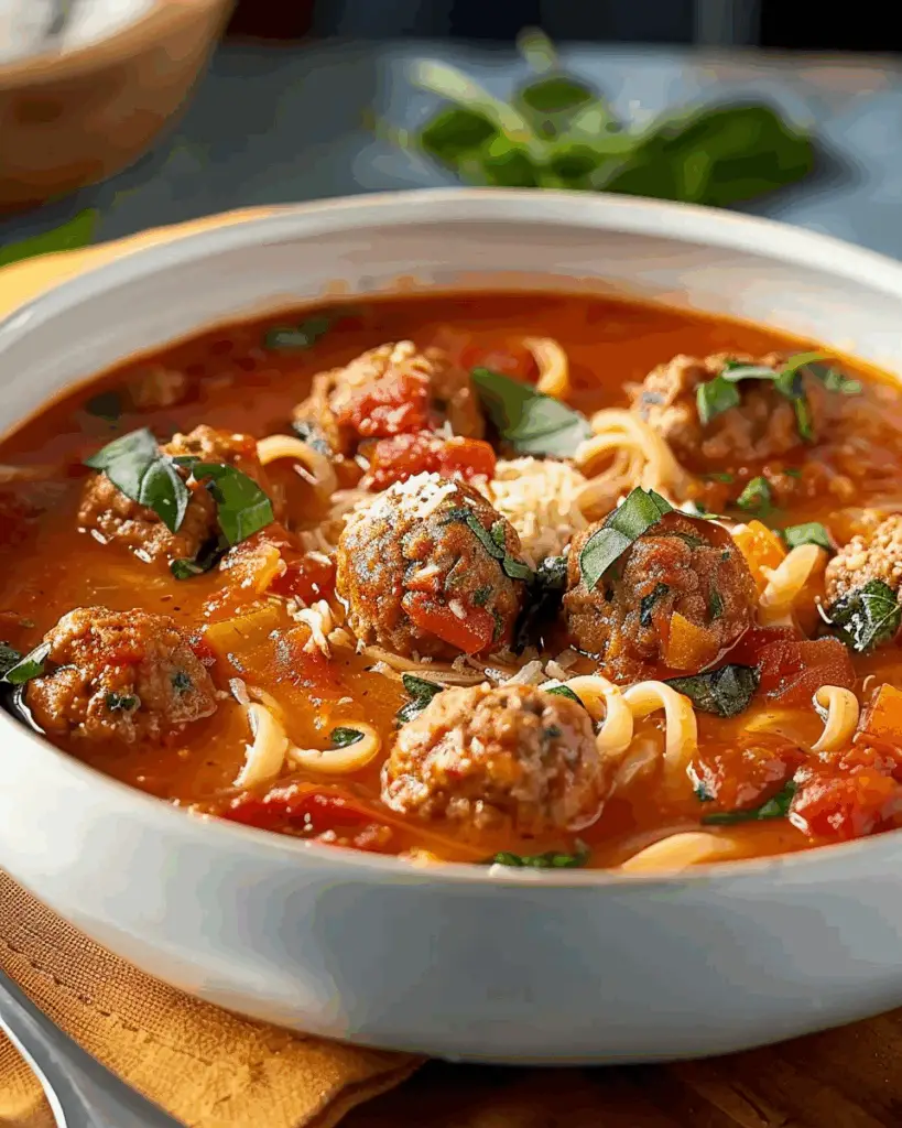 Italian Meatball Soup