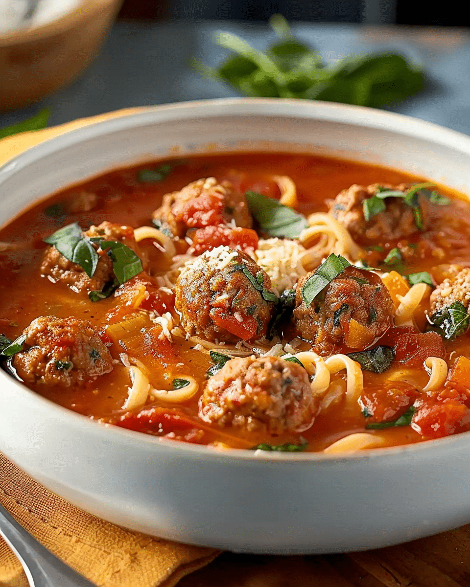 Italian Meatball Soup