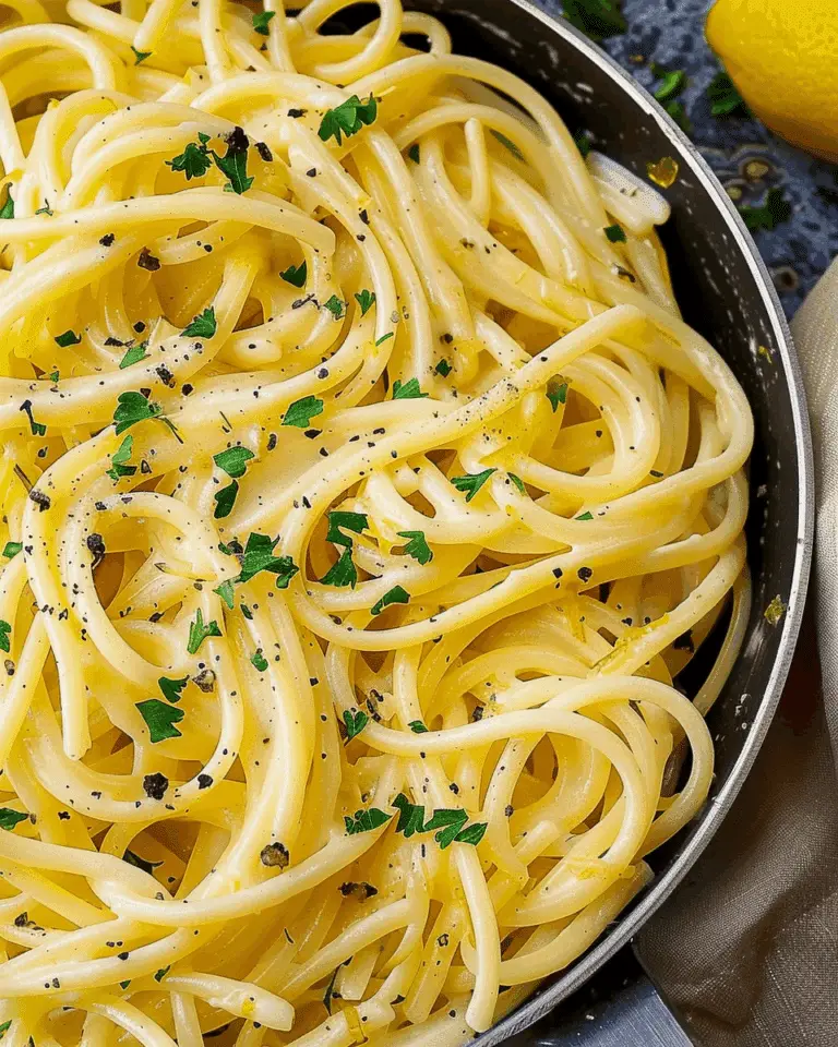 Lemon Butter Garlic Pasta