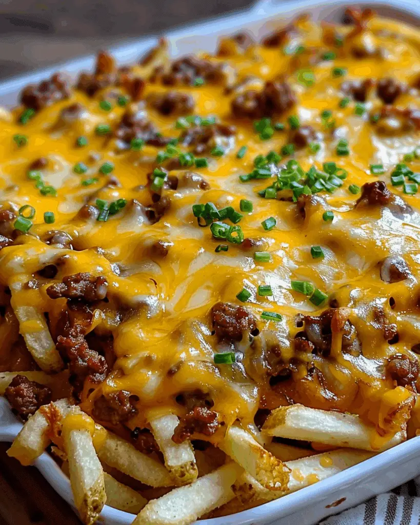 Cheeseburger French Fry Bake