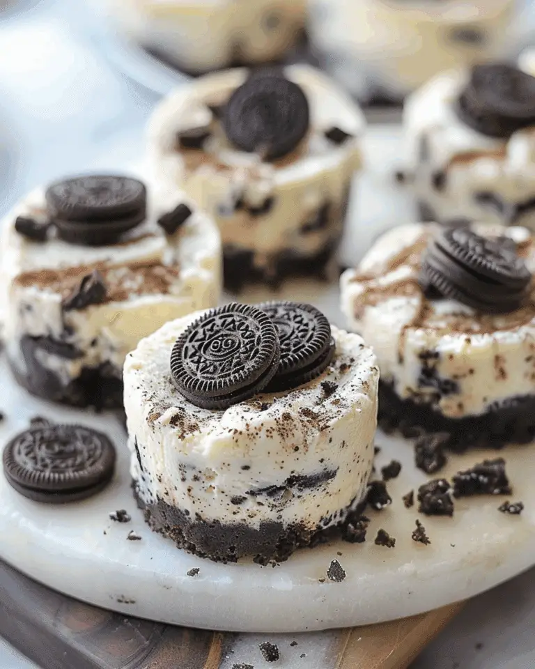 Mini Oreo Cheesecakes
