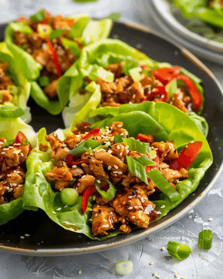 Chicken Lettuce Wraps