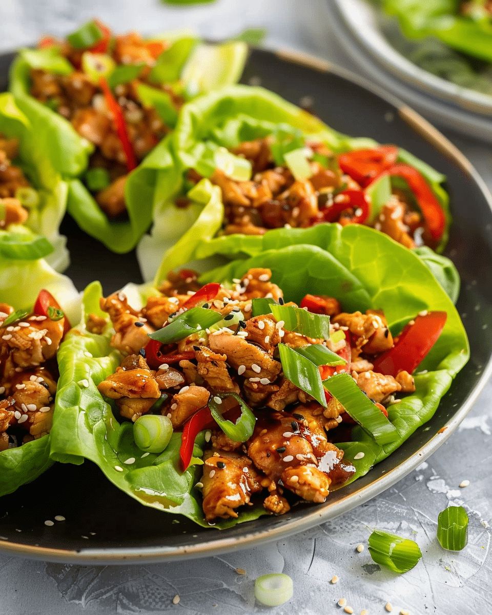 Chicken Lettuce Wraps