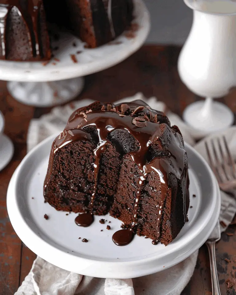 Chocolate Sour Cream Pound Cake