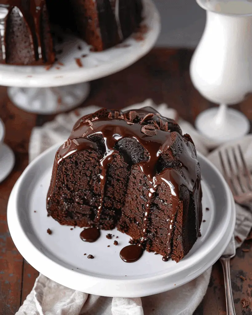 Chocolate Sour Cream Pound Cake