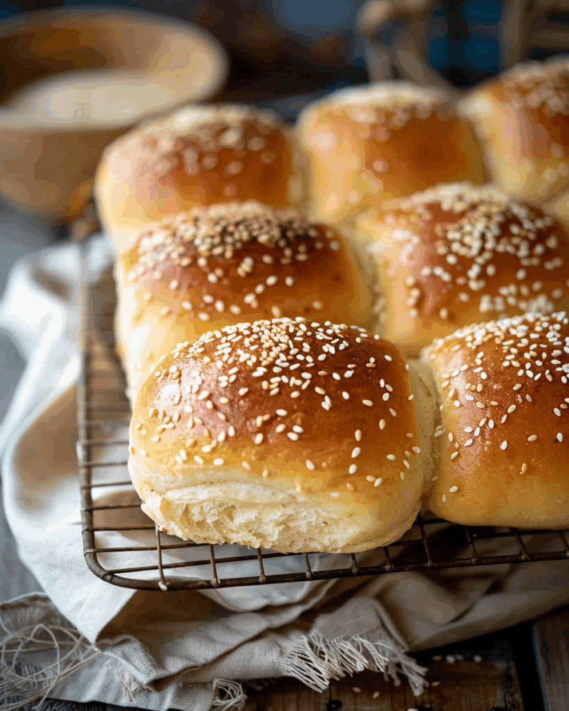 Easy Sesame Bread Rolls