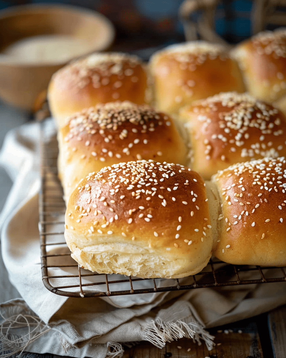 Easy Sesame Bread Rolls