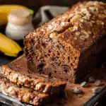 Luscious Banana Chocolate Plumcake