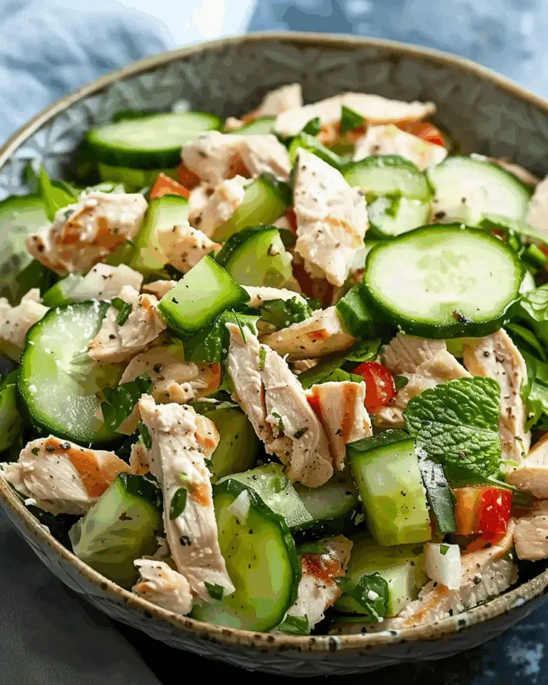 Cucumber Chicken Salad