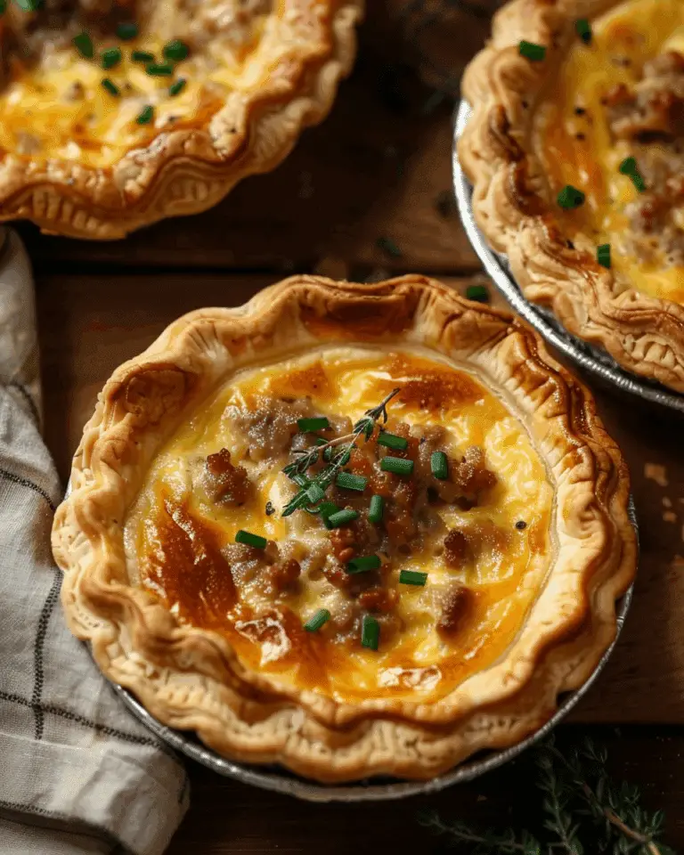 Sausage & Egg Pie