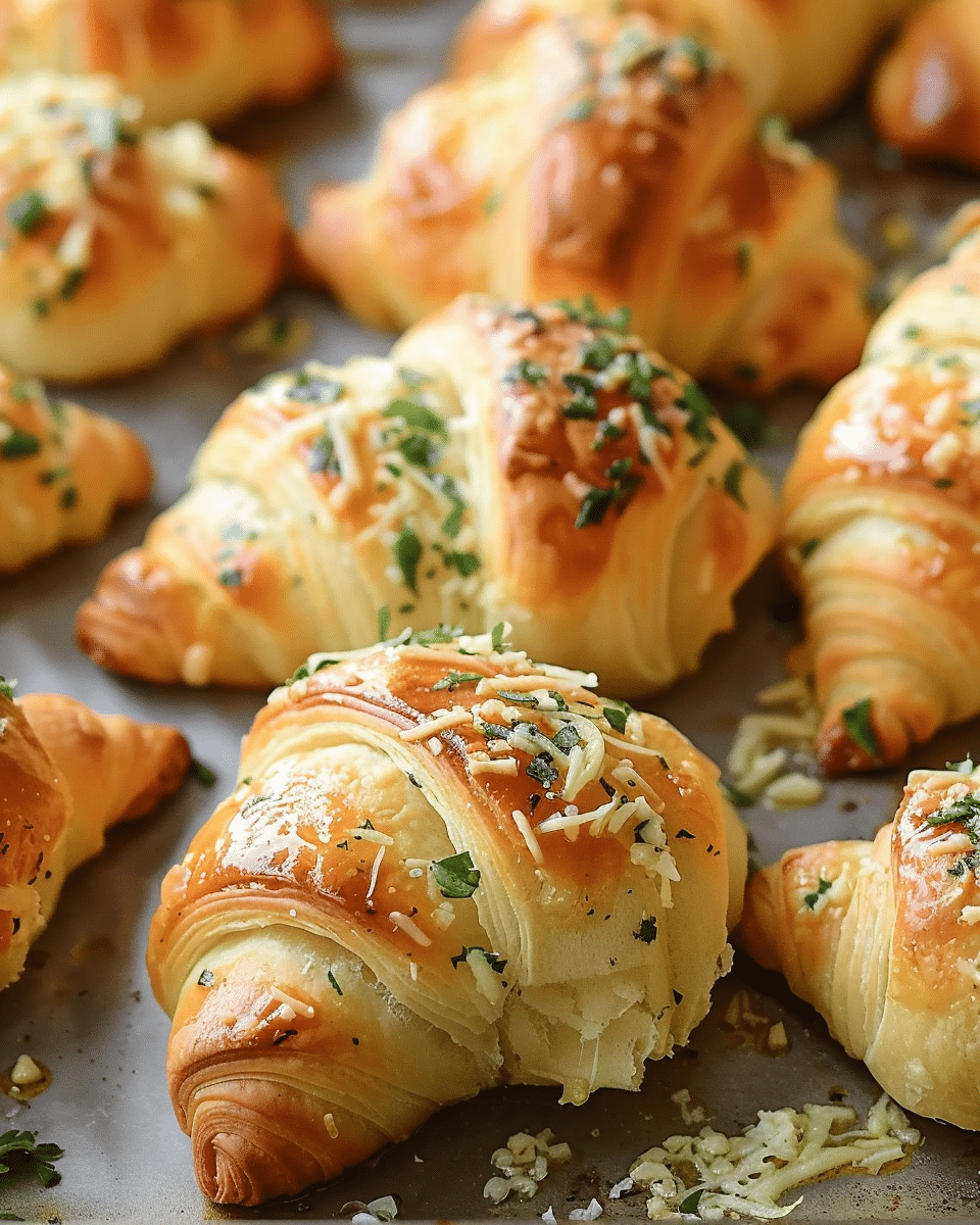 Cheesy Garlic Crescent Rolls