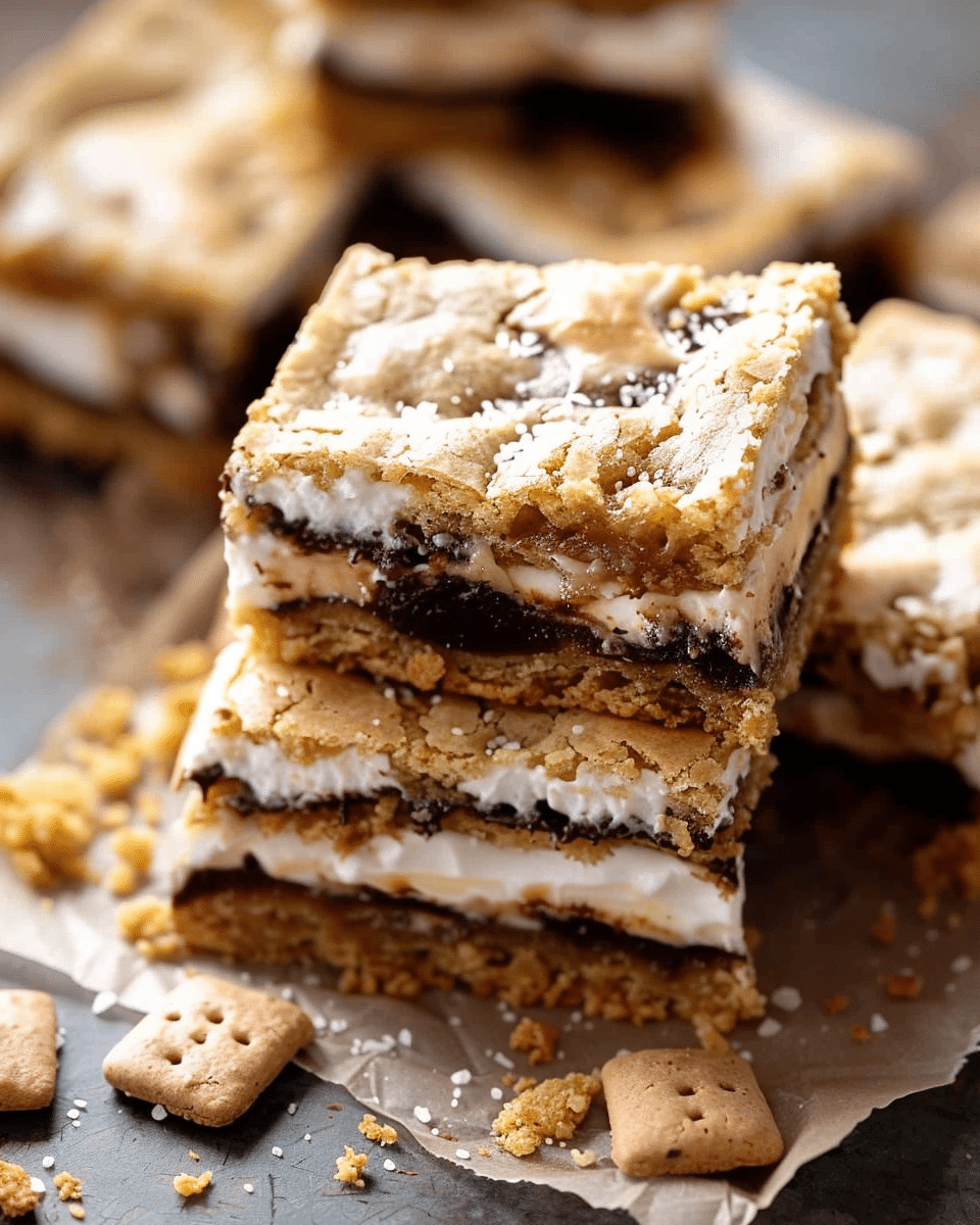 S'mores Cookie Bars