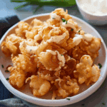 Mini Crispy Blooming Onions with Buttermilk Ranch