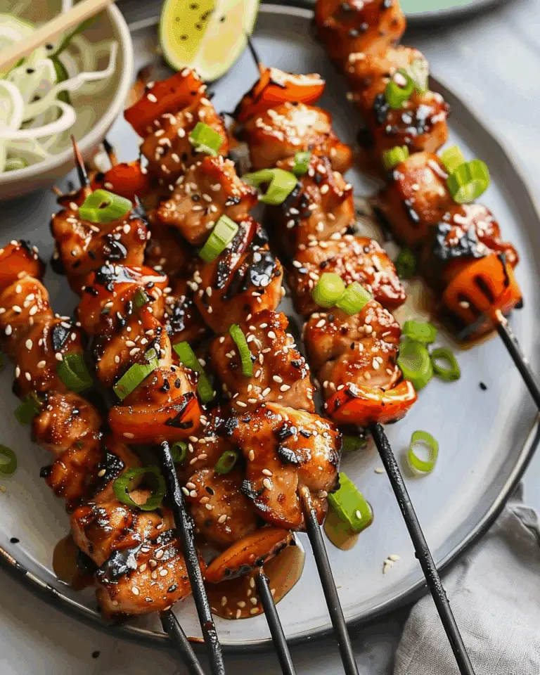 Sesame Chicken Kabobs