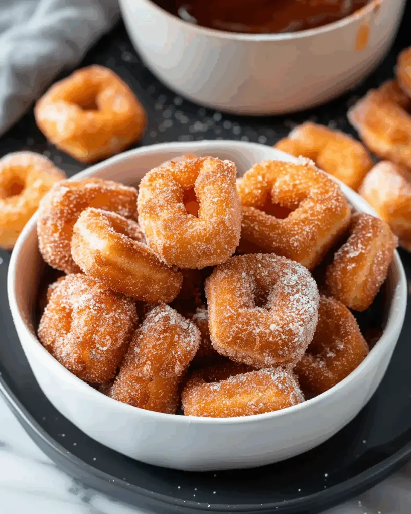 Sweet Air Fryer Churro Bites