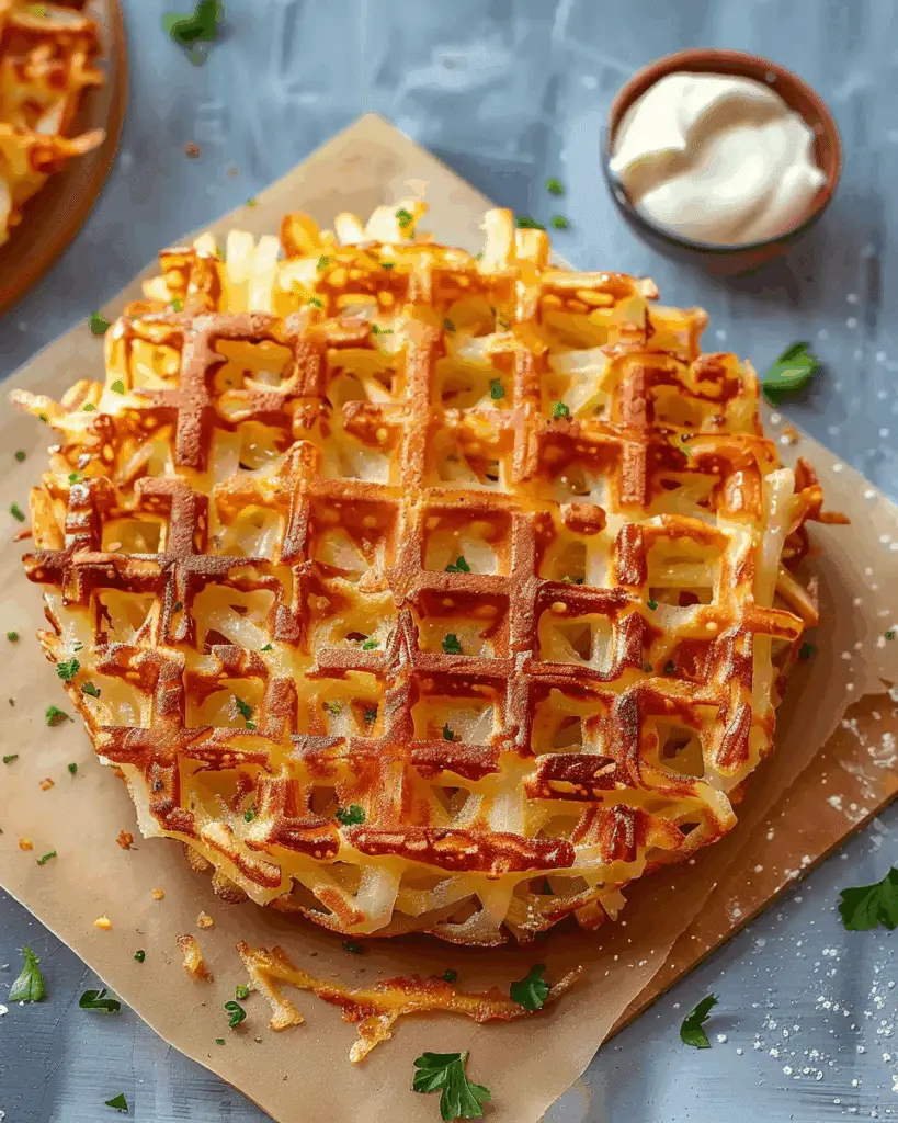 Healthy Hashbrown Chaffles