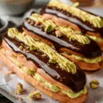 Pistachio Éclairs