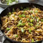 Cabbage and Ground Beef Skillet