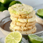 Chewy Coconut Lime Sugar Cookies