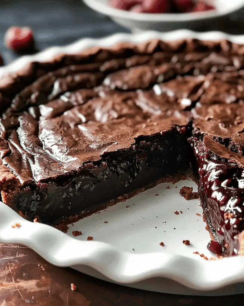 Gooey Brownie Pie