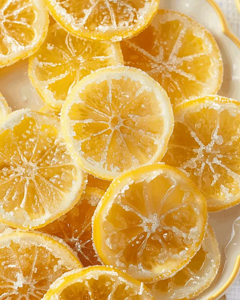 Candied Lemon Slices