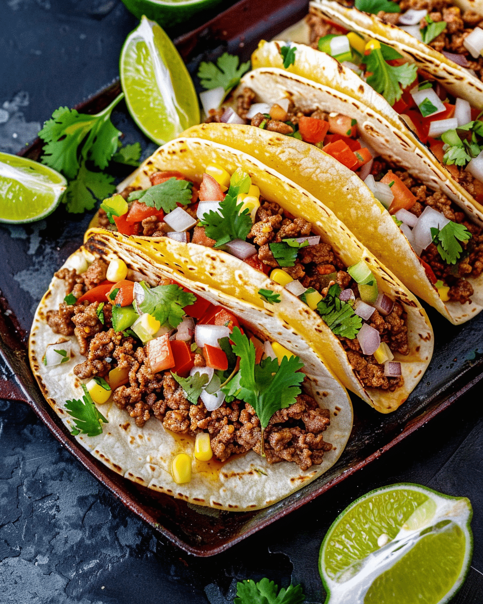 Ground Beef Tacos