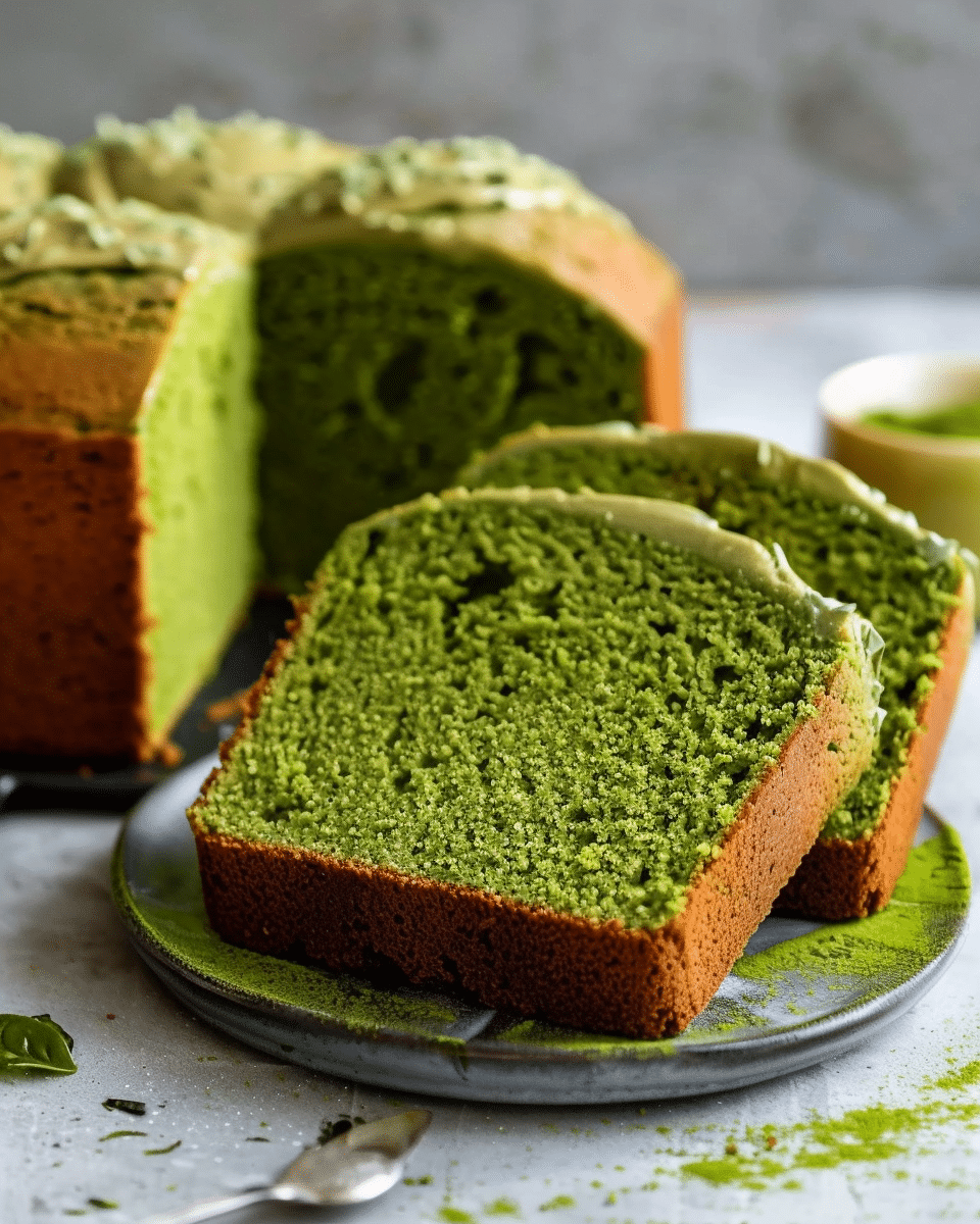 Matcha Pound Cake Recipe