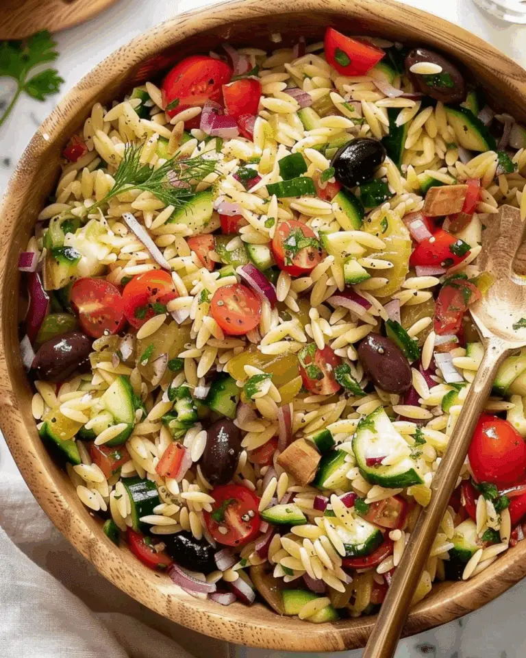 Orzo Salad – A Mediterranean-Inspired Delight