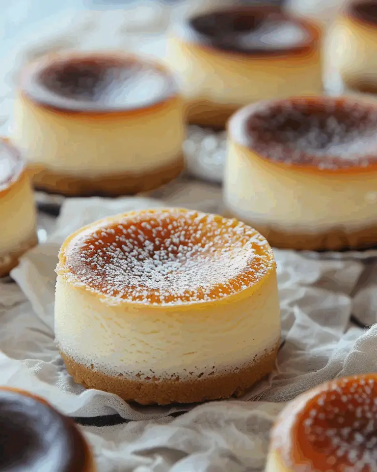 Quick Mini Japanese Cheesecakes