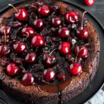 Chocolate Cherry Upside Down Cake