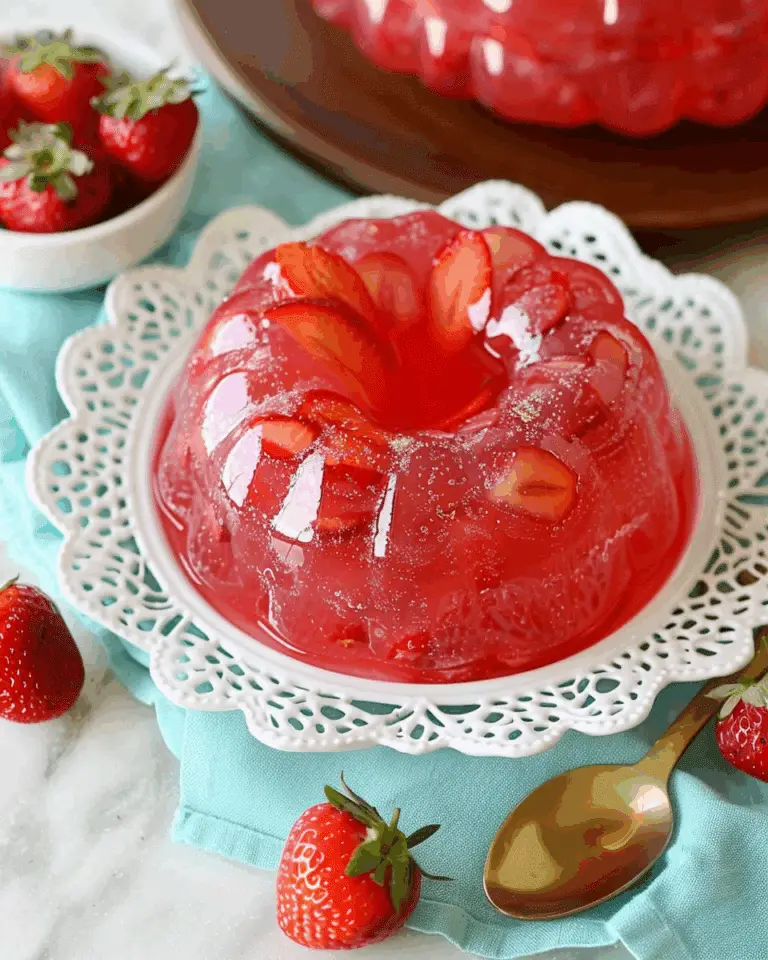 Creamy Strawberry Banana Jello