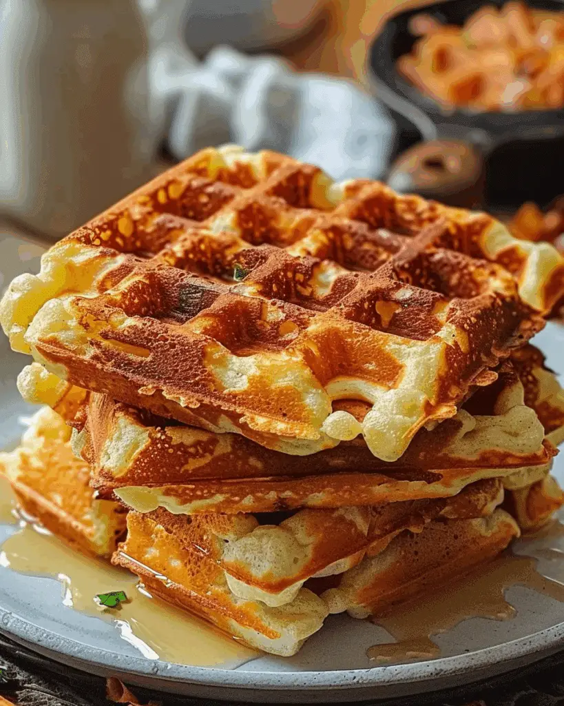 Crispy Hash Brown Waffles