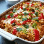 Easy Fajita Chicken Casserole