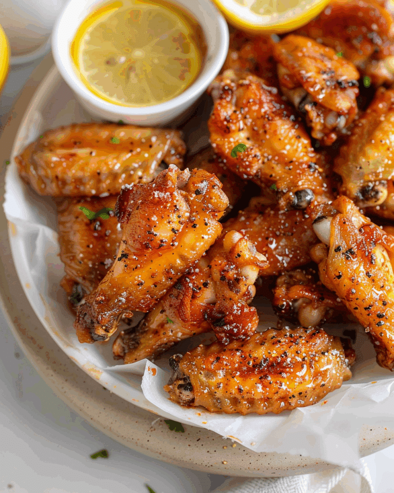 Honey Lemon Pepper Wings