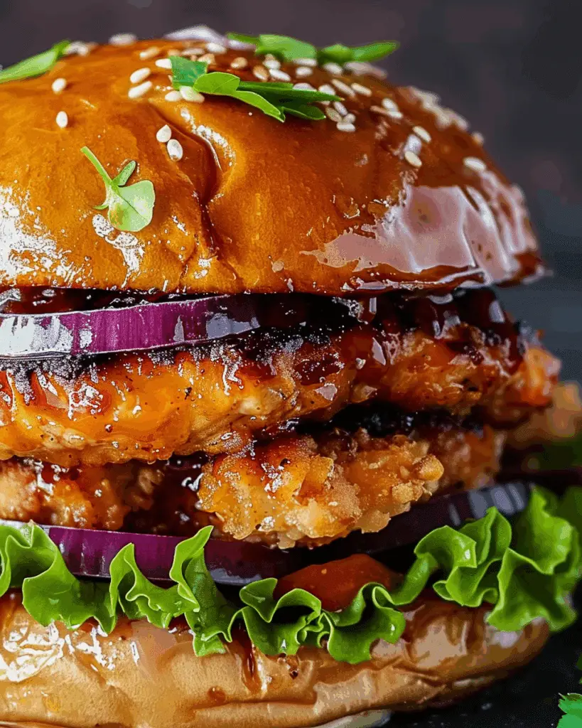 Honey Mustard Chicken Burger