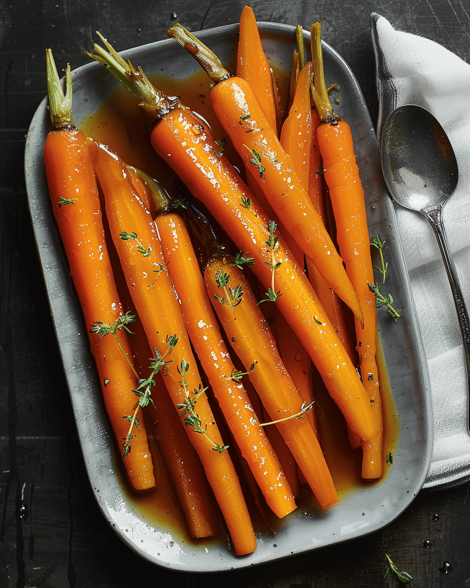 Maple and Butter Glazed Carrots