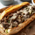 Classic Philly Cheesesteak Sandwich