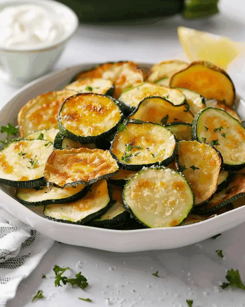 Air Fryer Zucchini Chips (Low‑Calorie Snack)