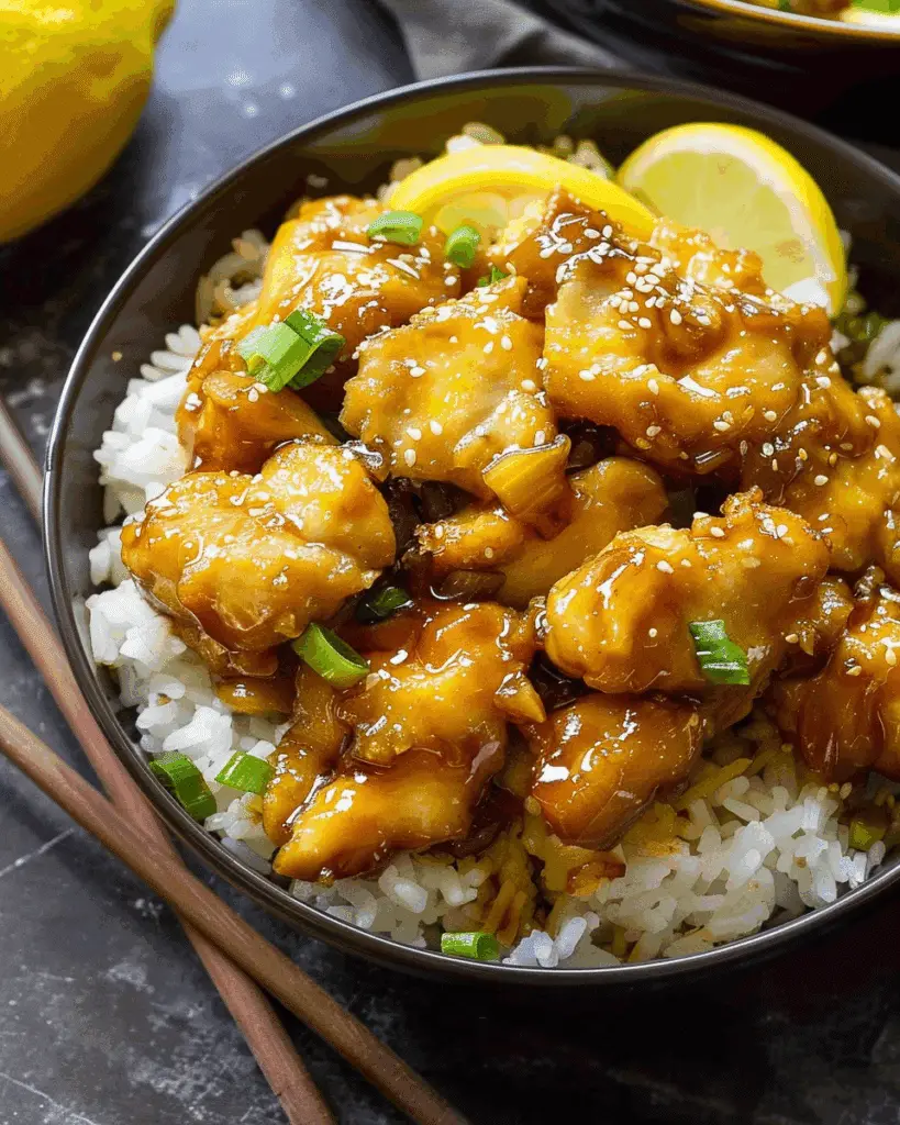 Chinese Lemon Chicken Recipe