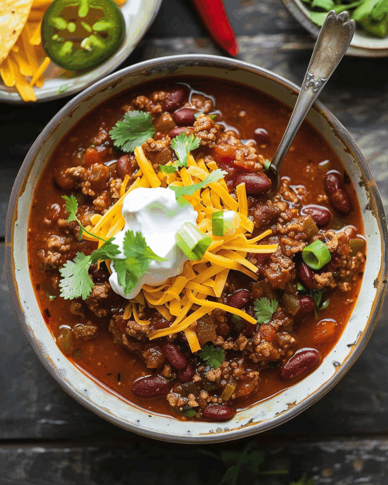 Slow Cooker Chili Recipe