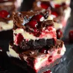 Cherry Cheesecake Swirl Brownies