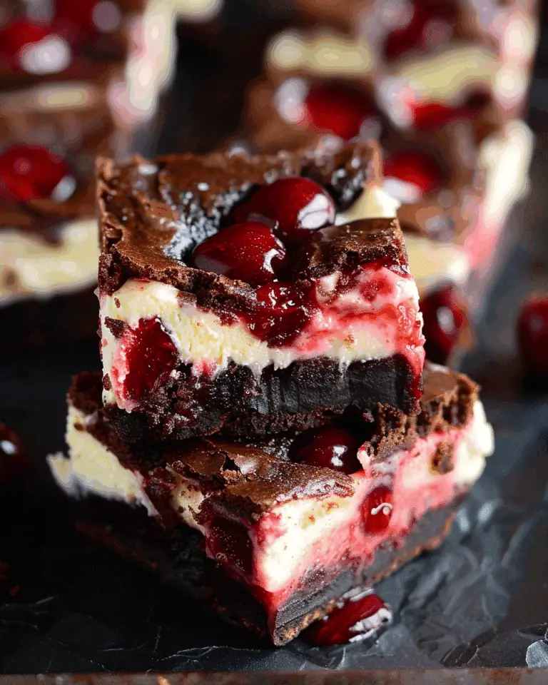 Cherry Cheesecake Swirl Brownies