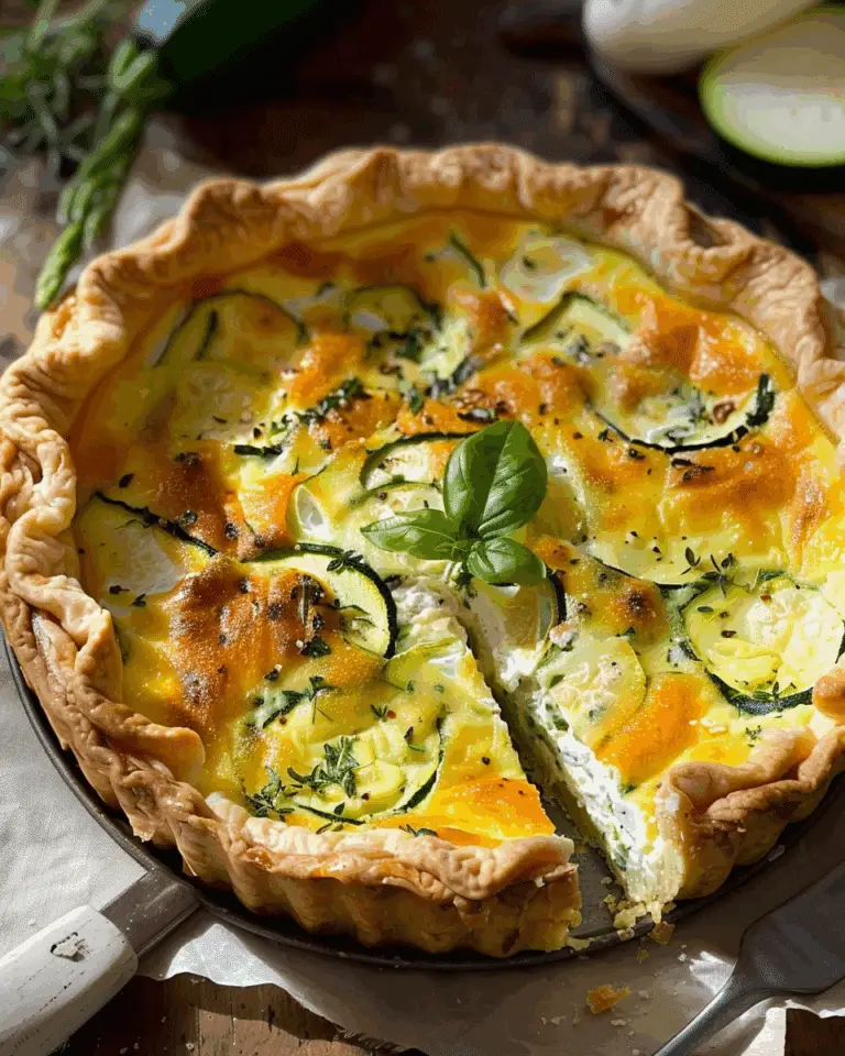 Courgette Quiche