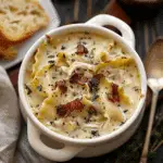 Creamy White Chicken Lasagna Soup