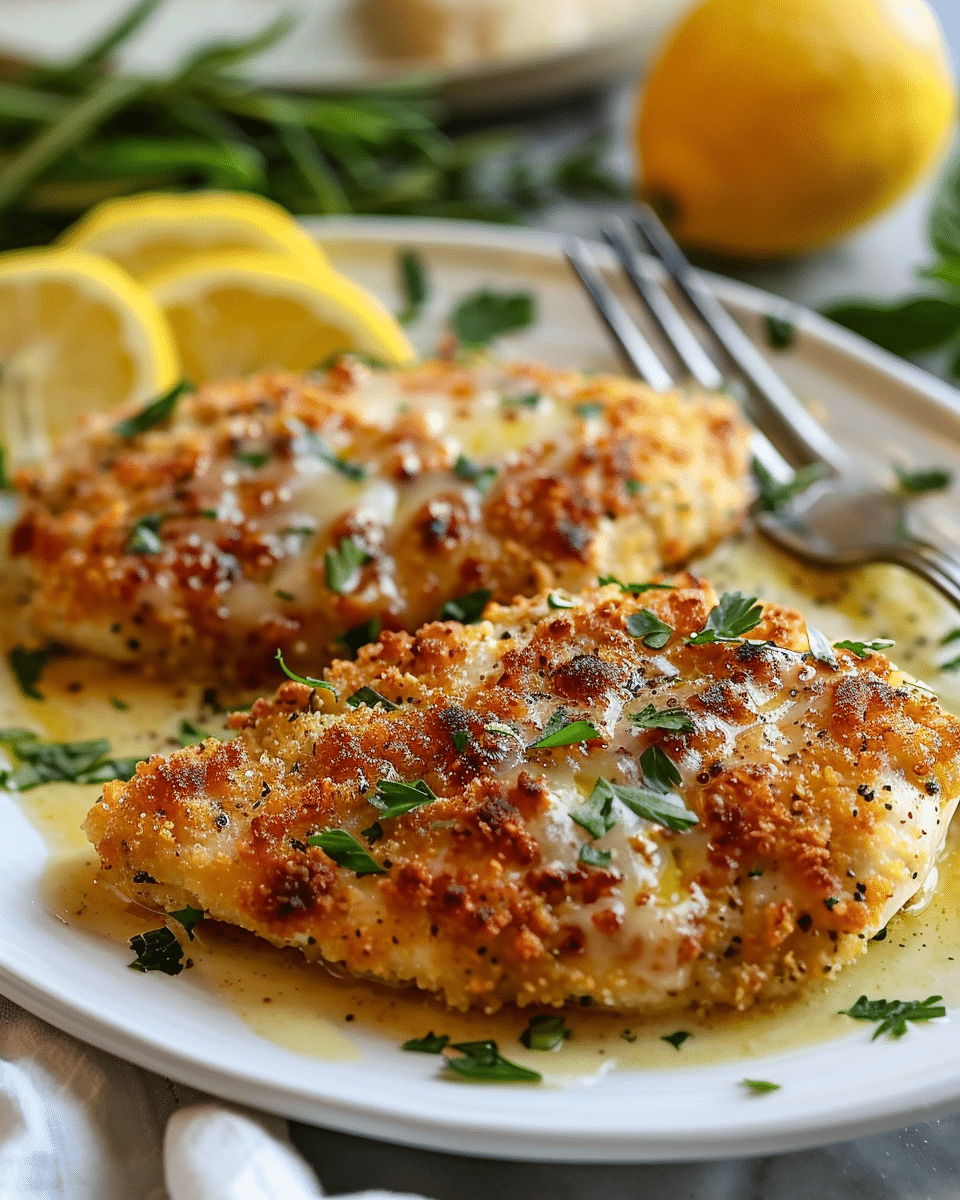 Crusted Chicken Romano 