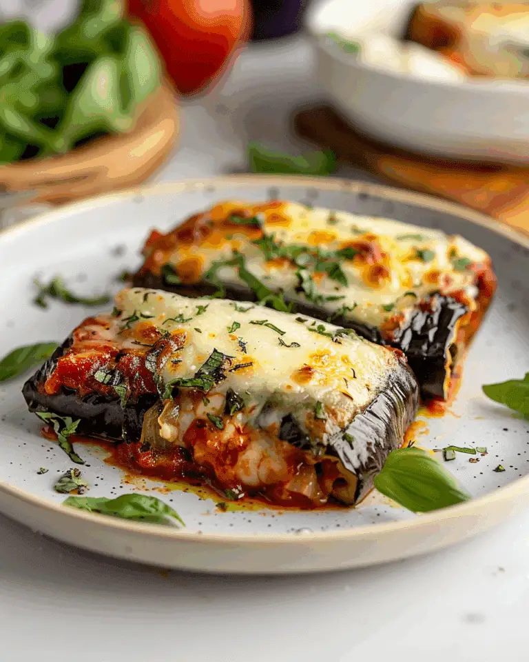 Healthy Eggplant Rollatini